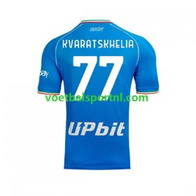 SSC Napoli Khvicha Kvaratskhelia 77 Thuis Shirt 2023-24
